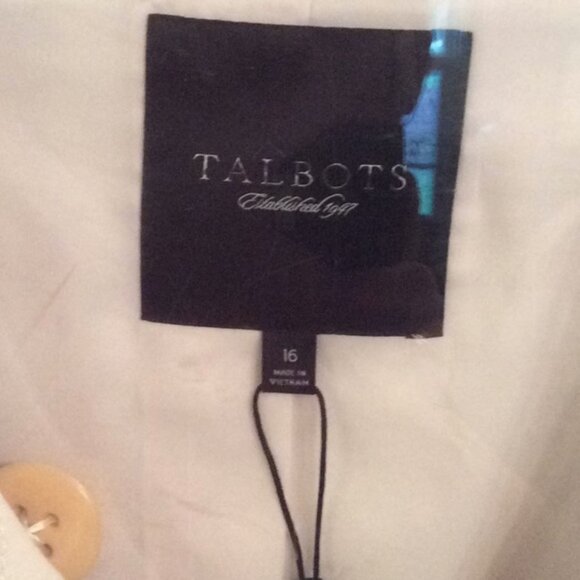 Talbots Double Breasted Women’s Coat NWOT - Picture 2 of 6